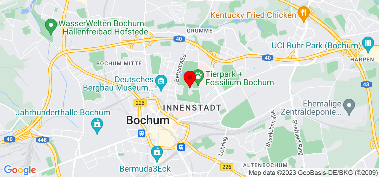 MH Transport - Nordrhein-Westfalen - Bochum - Karte