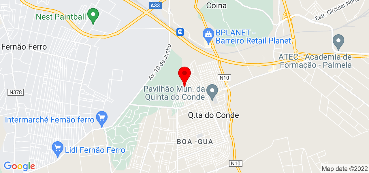 CleanBee - Setúbal - Sesimbra - Map