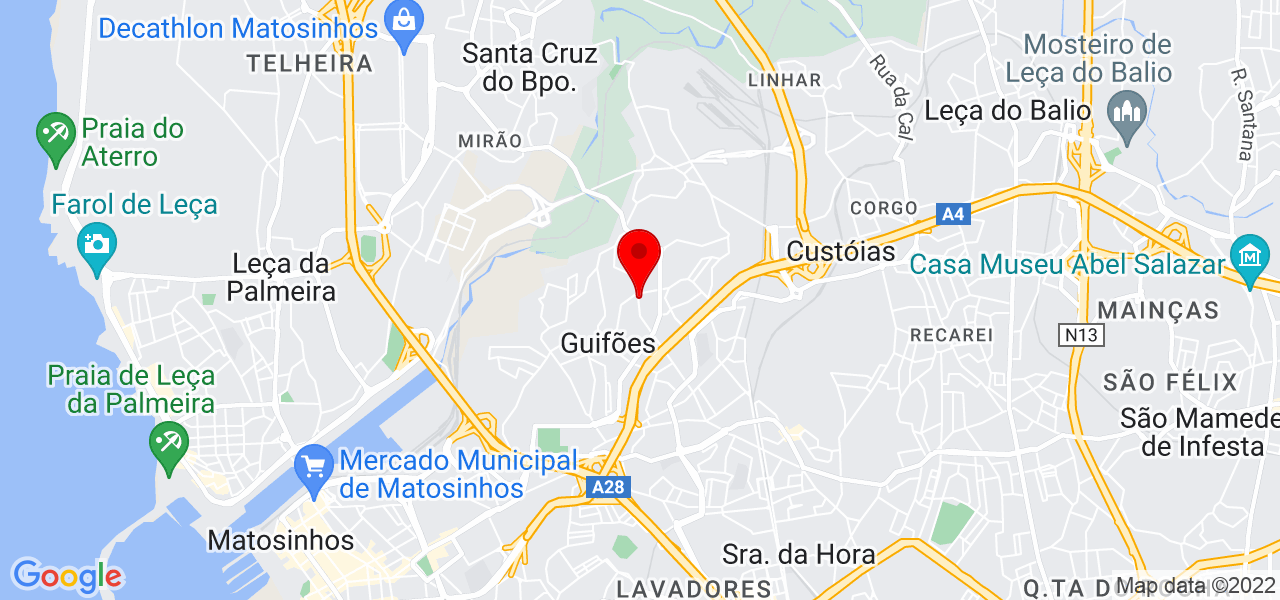 Joel Filipe - Porto - Matosinhos - Mapa