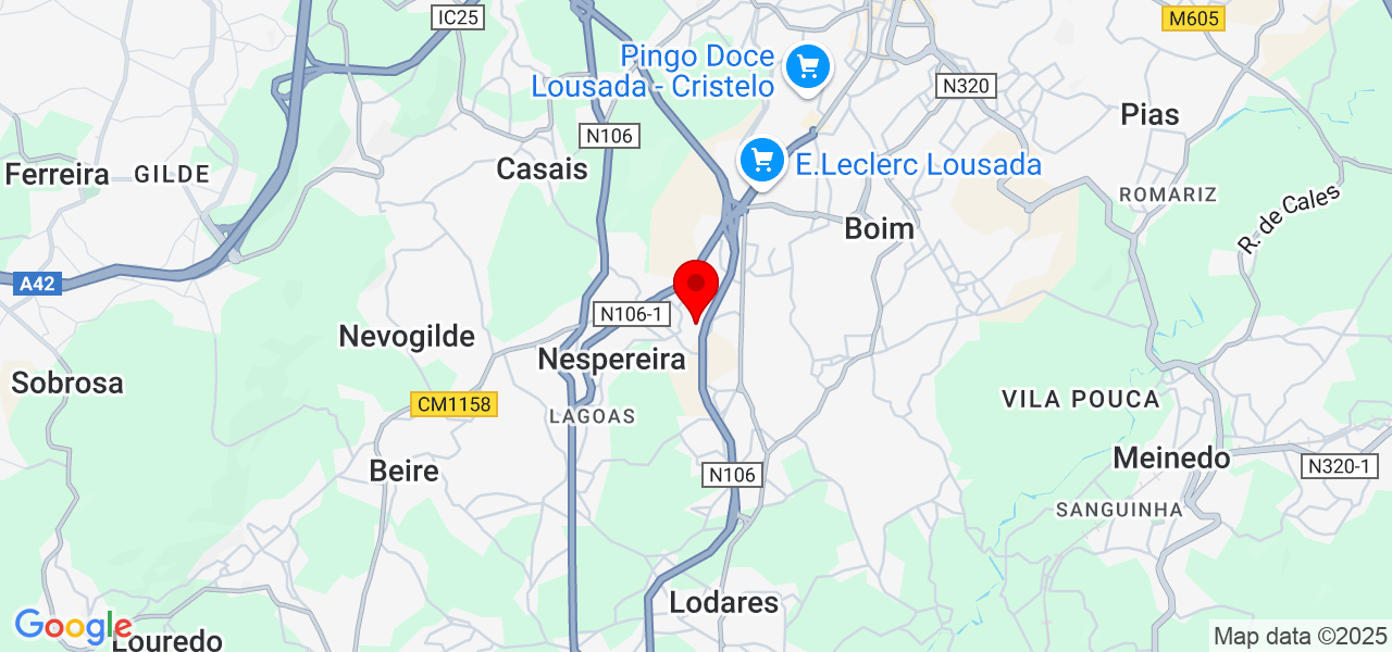 Pedro santos - Porto - Lousada - Mapa