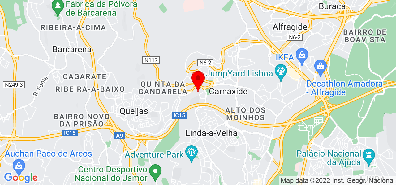 BETAC - Lisboa - Oeiras - Mapa