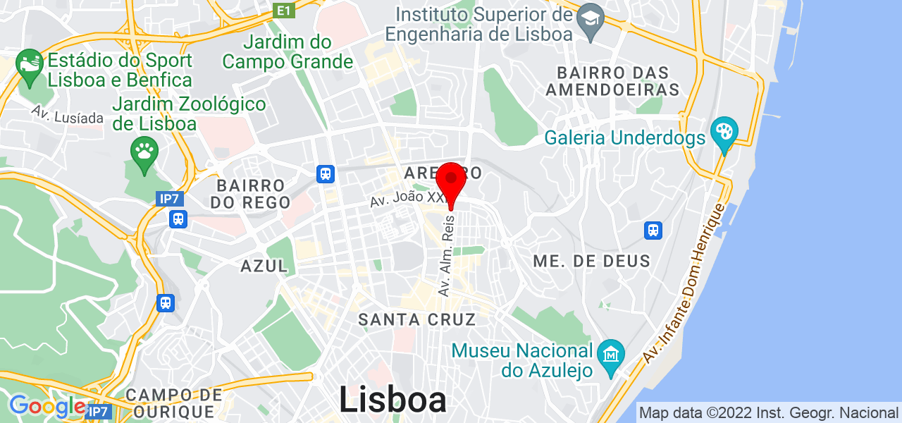 Keli Regiane Becker - Lisboa - Lisboa - Mapa