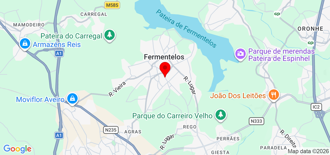 Tamires nascimento - Aveiro - Águeda - Mapa