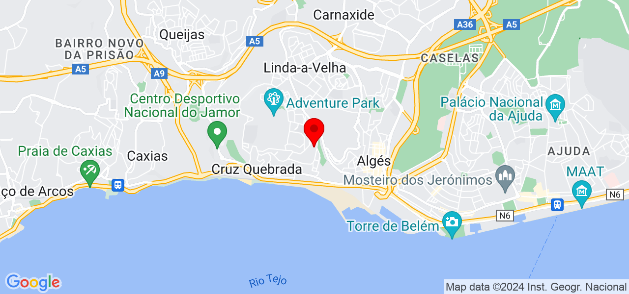 Ines vicente - Lisboa - Oeiras - Mapa