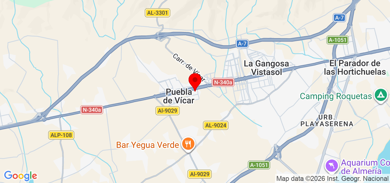 Miguel Programas Online - Andalucía - Vícar - Mapa