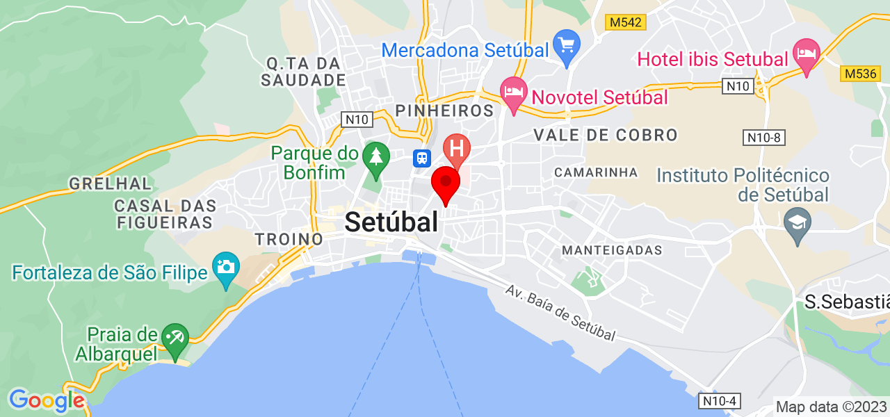 3D Visualiser - Setúbal - Setúbal - Mapa