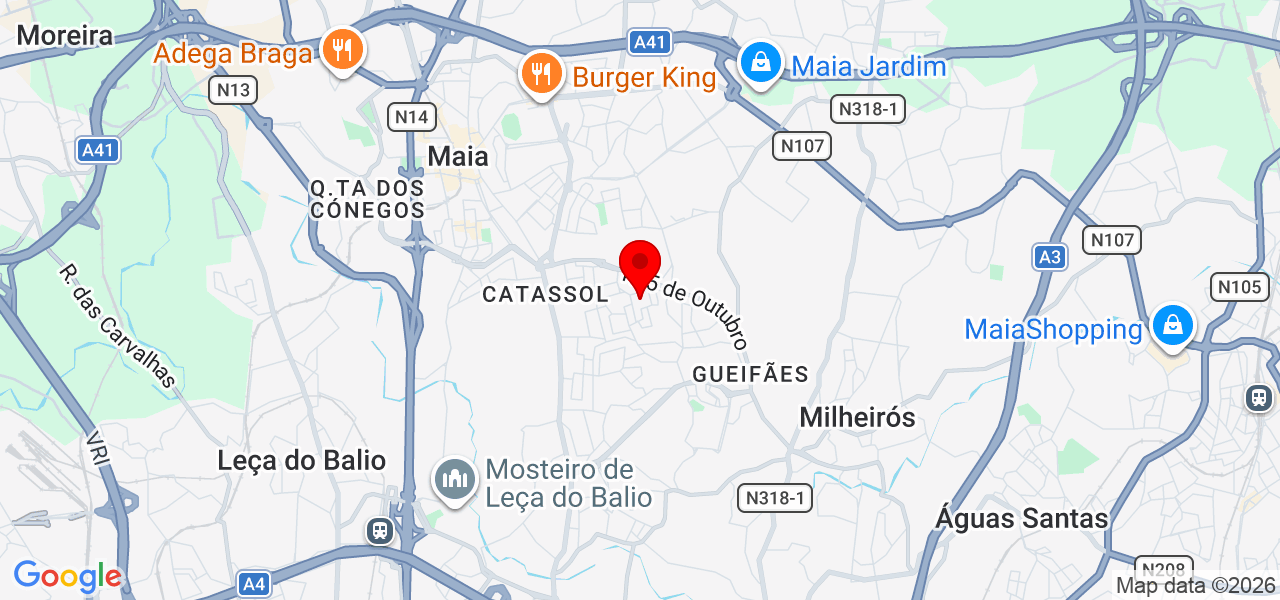 ARTETUYOU - Porto - Maia - Map