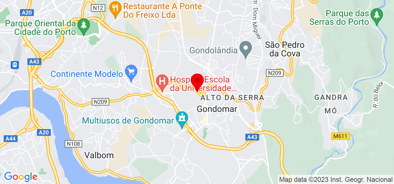 Abstract Calendar - Porto - Gondomar - Mapa
