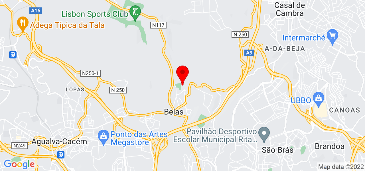 Mafalda Silva - Lisboa - Sintra - Mapa