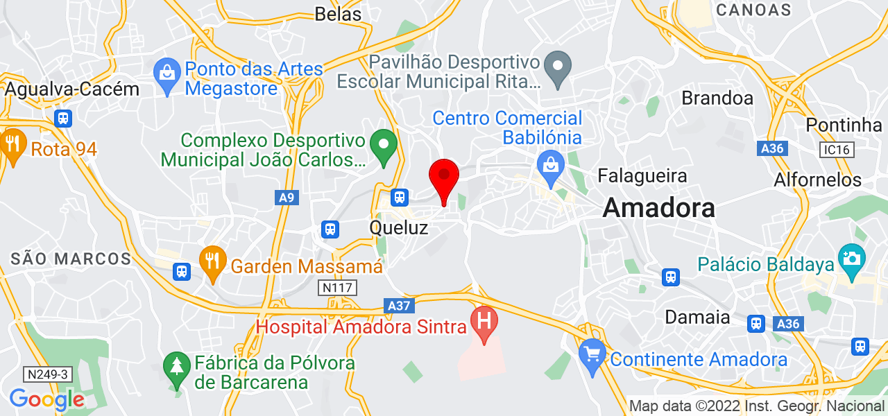 Luana Melo- cartas ciganas - Lisboa - Sintra - Mapa