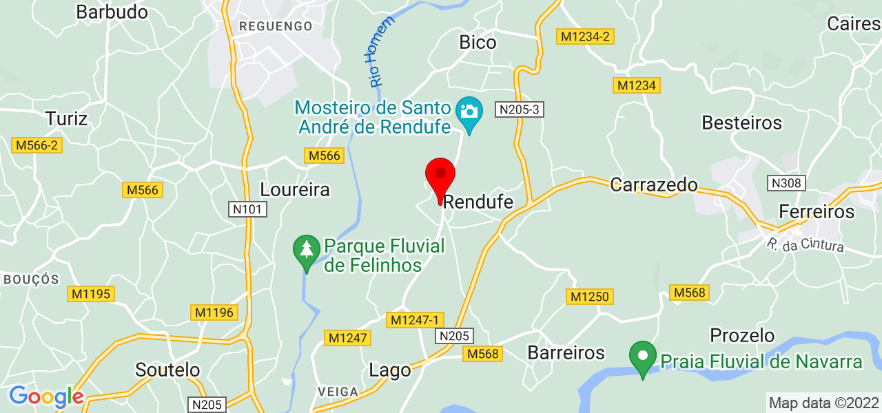 Carina Tomada - Braga - Amares - Mapa