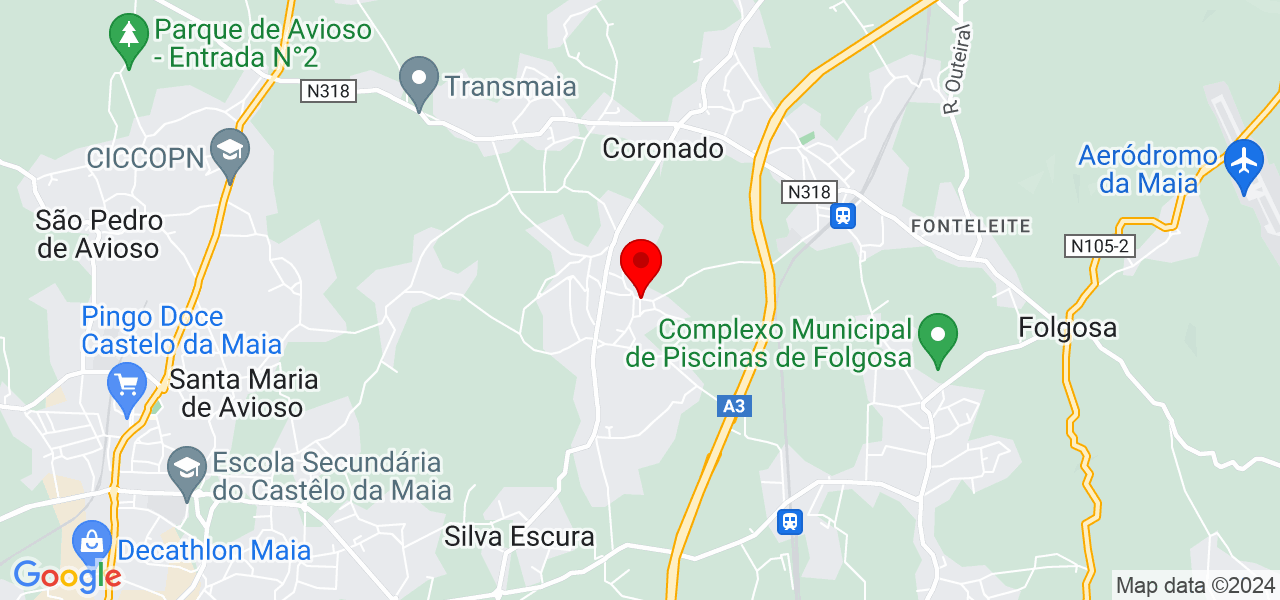 Elsa Pereira - Porto - Trofa - Mapa