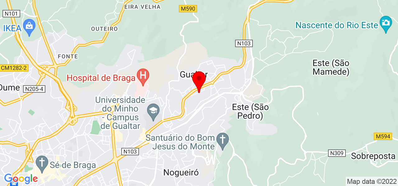 Isabel - Braga - Braga - Mapa