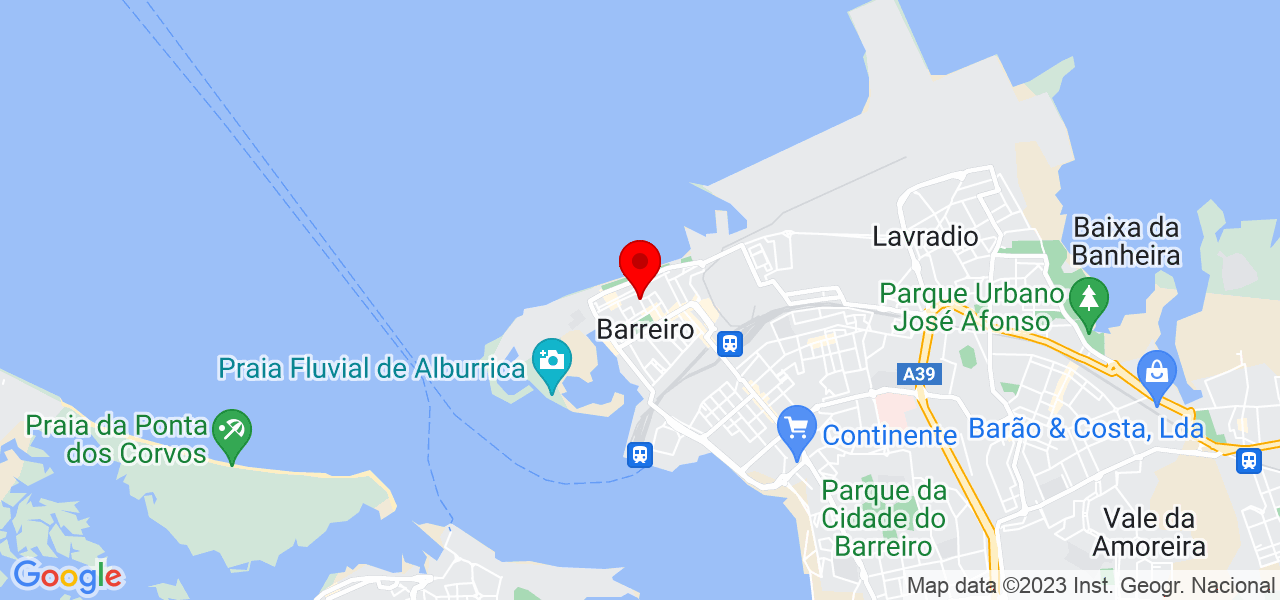 Ricardo Fernandes - Setúbal - Barreiro - Mapa