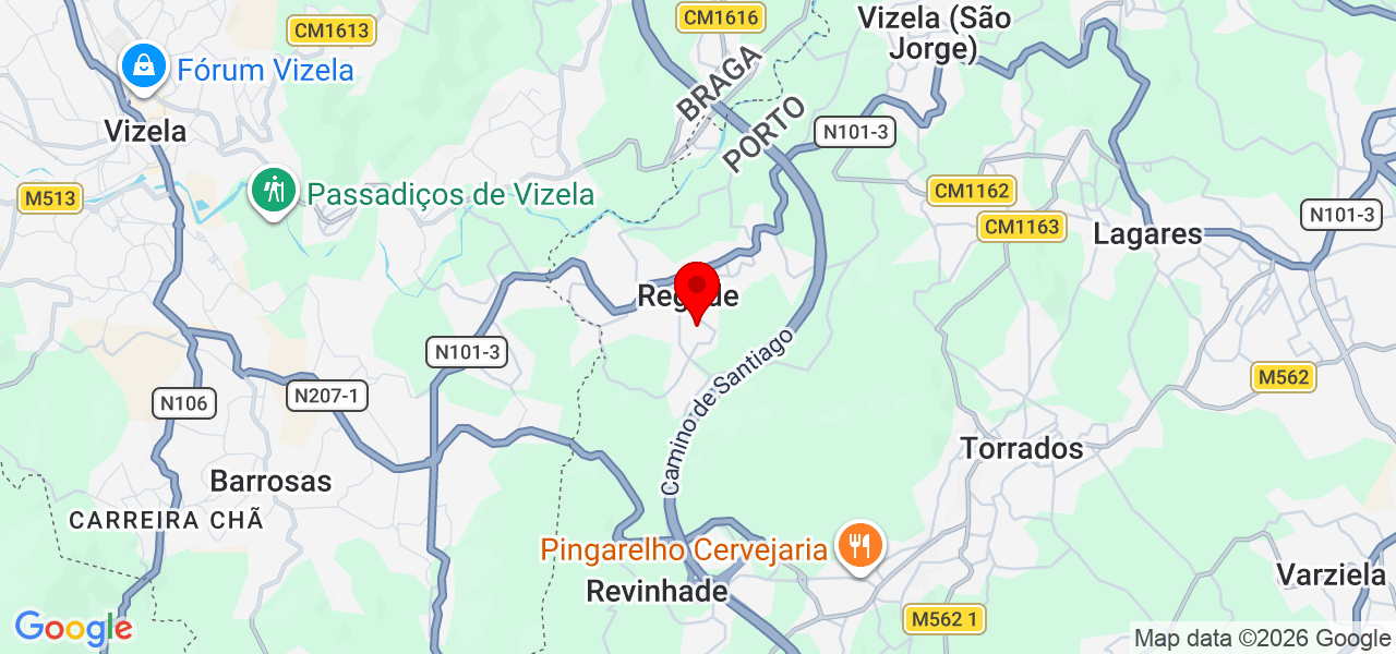 O ferro da Lú - Porto - Felgueiras - Karte