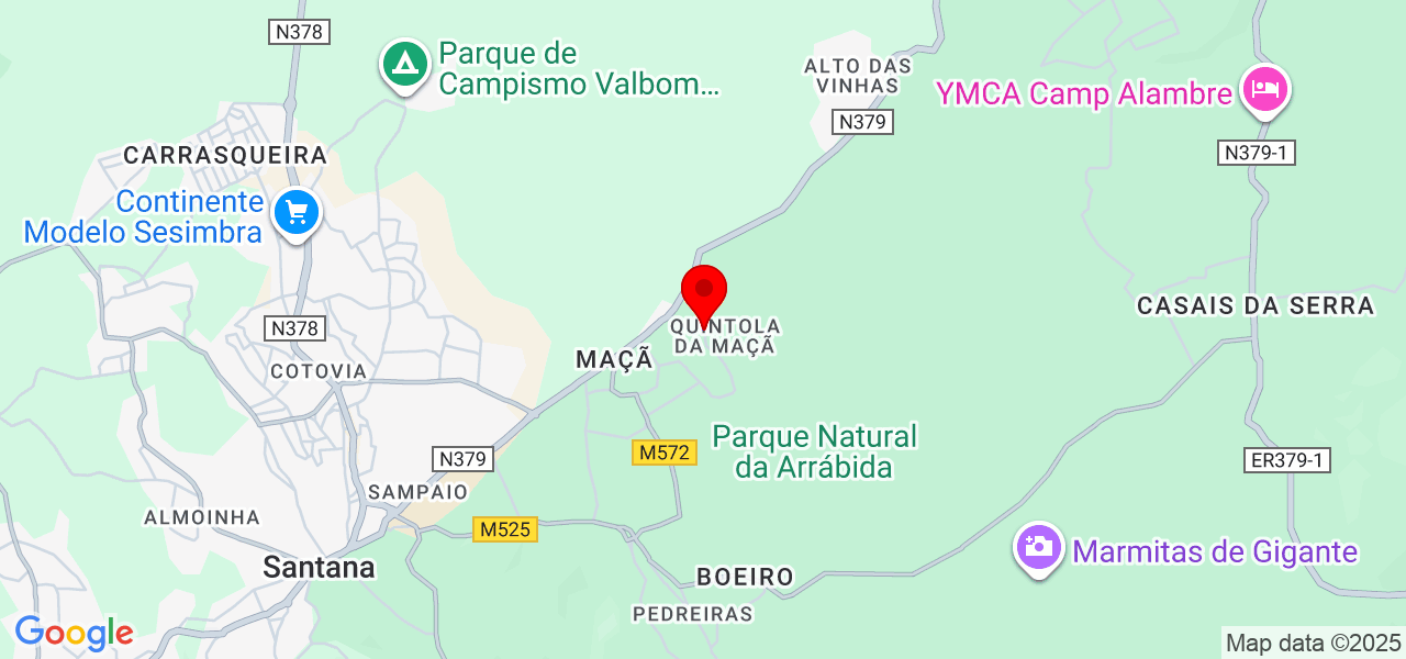 Remodzimbra - Setúbal - Sesimbra - Karte