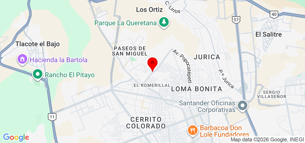 Leja energya - Querétaro - Querétaro - Mapa