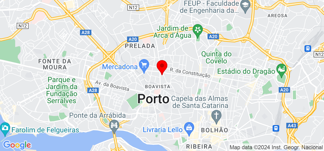 HINSD CONSTRUTORA - Porto - Porto - Mapa