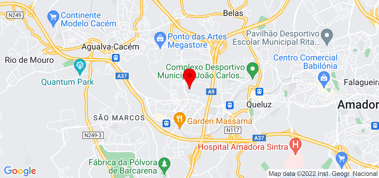 Cocktail Team - Lisboa - Sintra - Mapa