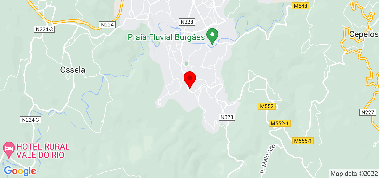 Luana Palmeira - Aveiro - Vale de Cambra - Mapa