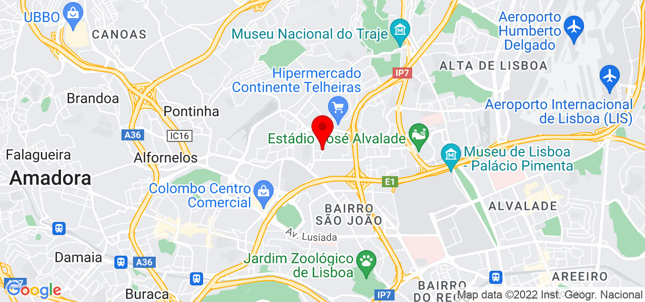 bluebean - agência digital - Lisboa - Lisboa - Map