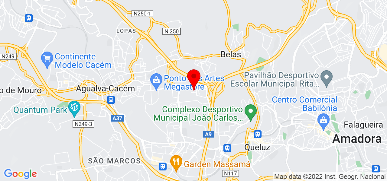 Ant&oacute;nio Rodrigues - Lisboa - Sintra - Mapa