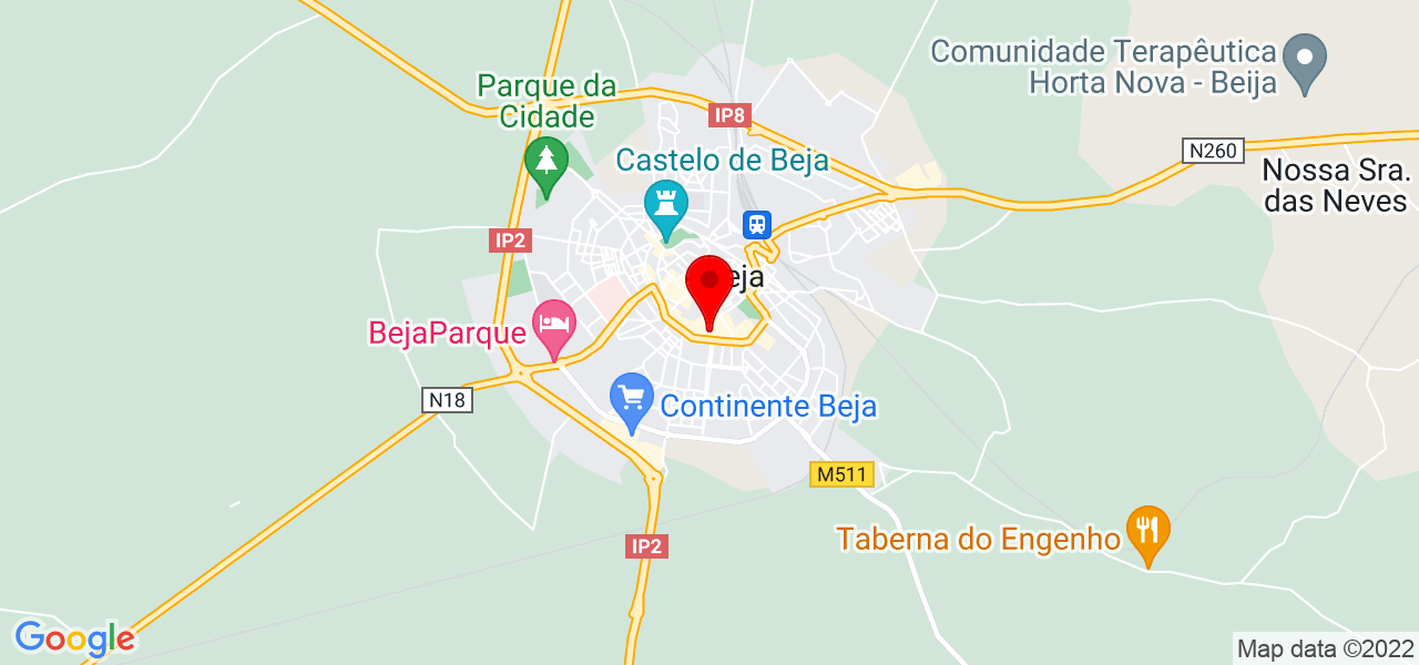 Чиста фея - Beja - Beja - Mapa