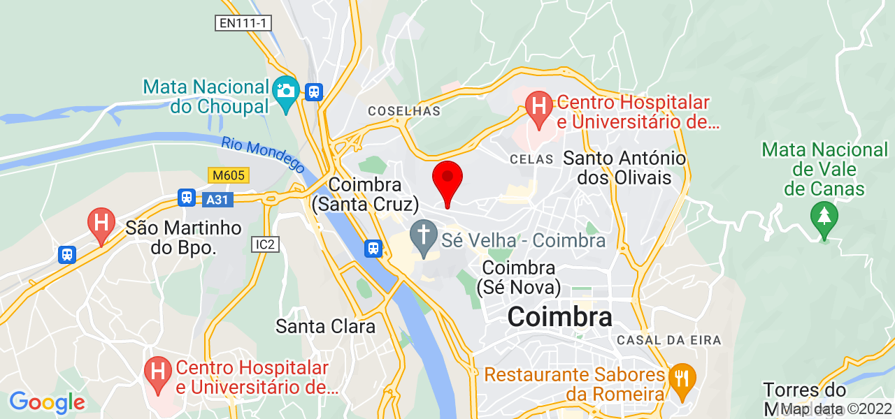 Carolina Antunes - Coimbra - Coimbra - Mapa