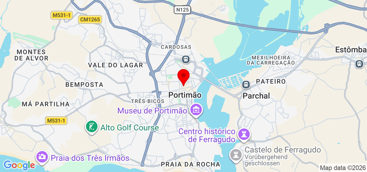 Aruna - Faro - Portimão - Carte