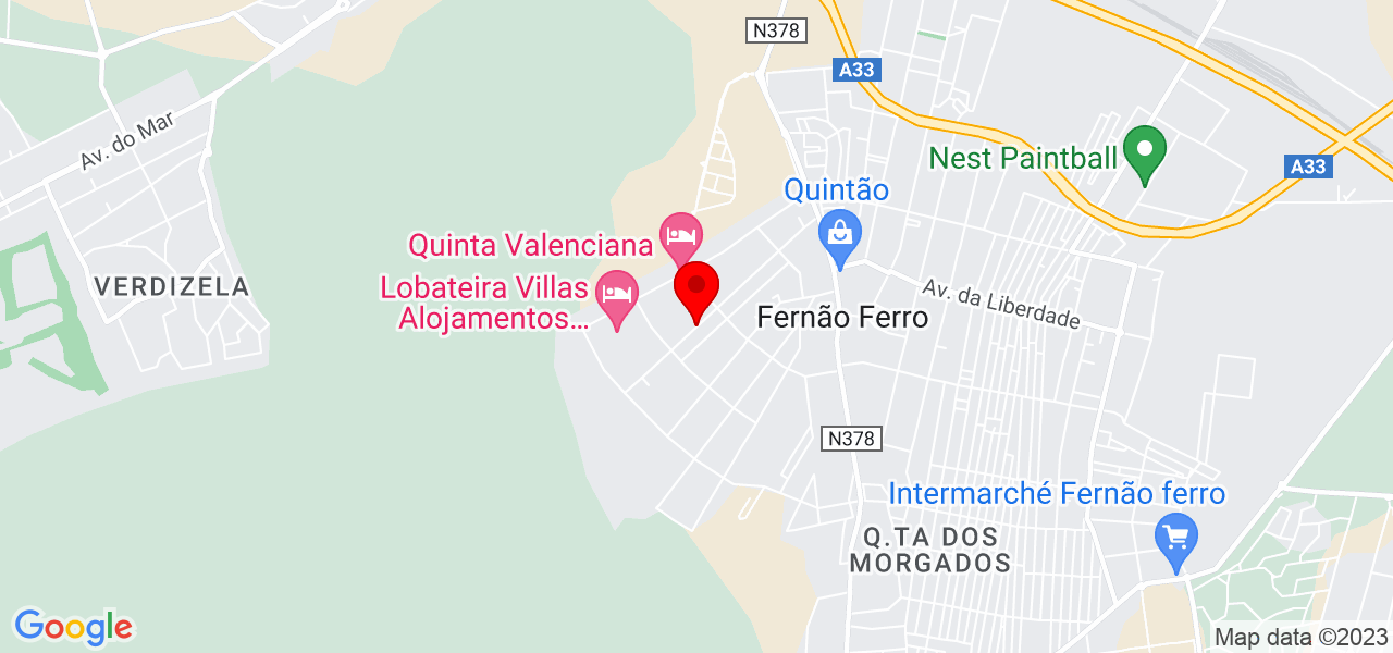Luana Barcelos - Setúbal - Seixal - Mapa