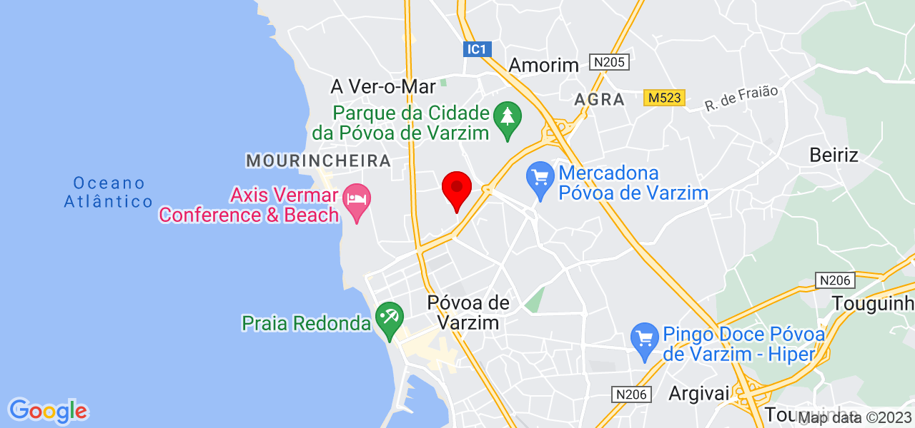 CC_hairdresser - Porto - Póvoa de Varzim - Mapa