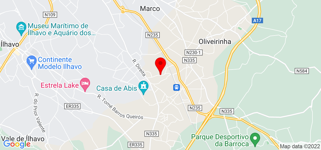 Jo&atilde;o Candeias - Aveiro - Aveiro - Mapa