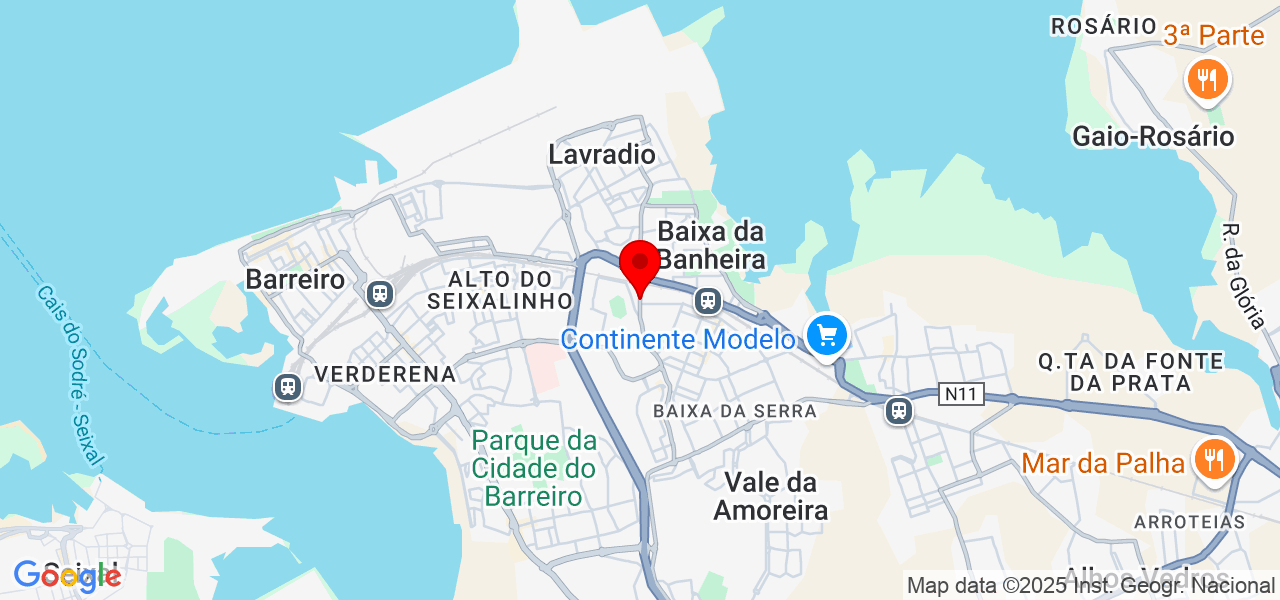 Merivan - Setúbal - Moita - Mapa