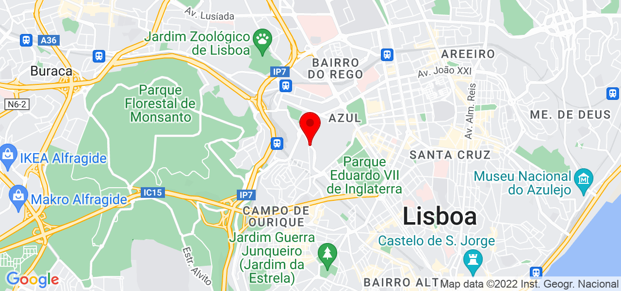 Patr&iacute;cia Reis - Lisboa - Lisboa - Mapa