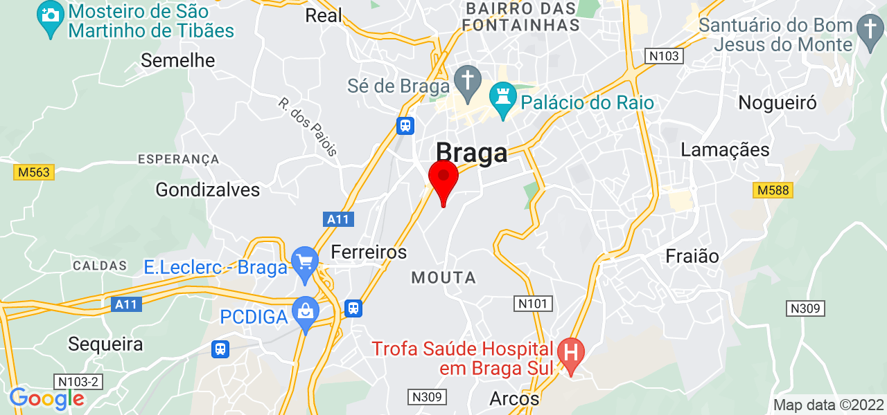 Beatriz Nhantumbo - Braga - Braga - Map