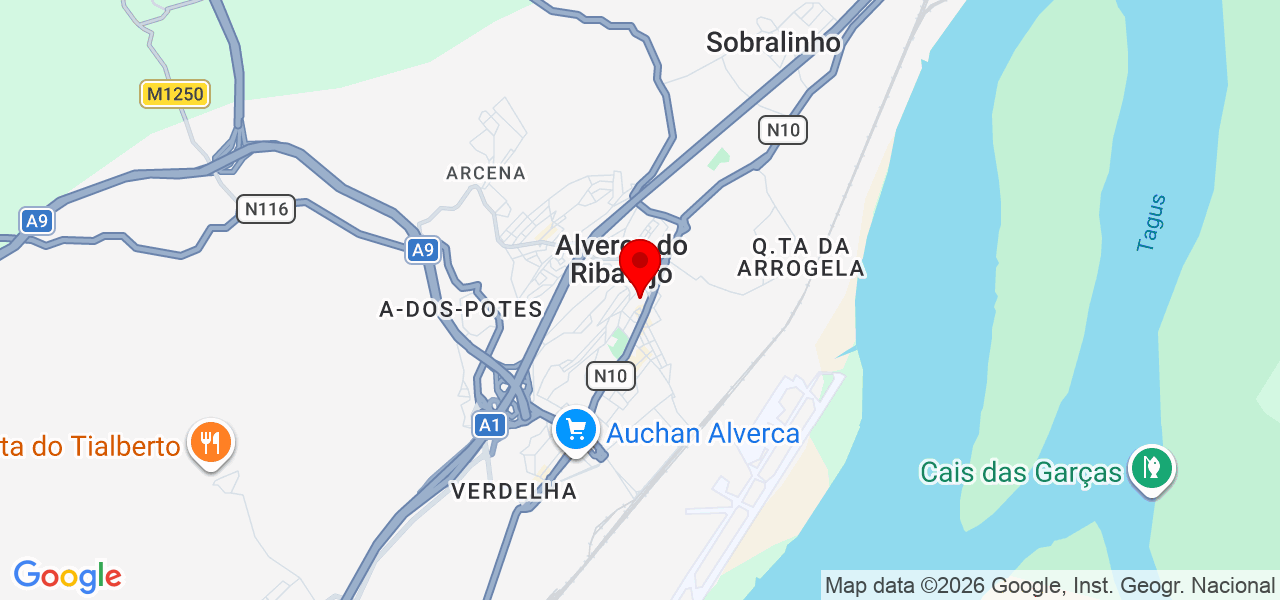 Marília - Lisboa - Vila Franca de Xira - Karte