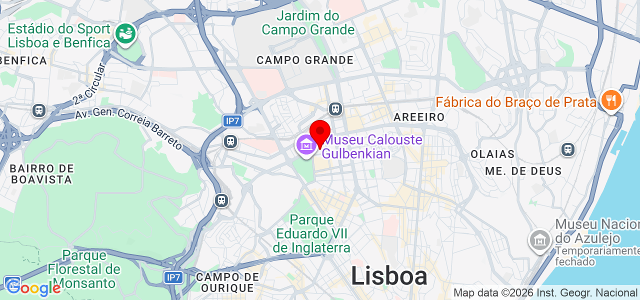 Andreia Sofia Pires - Lisboa - Lisboa - Karte
