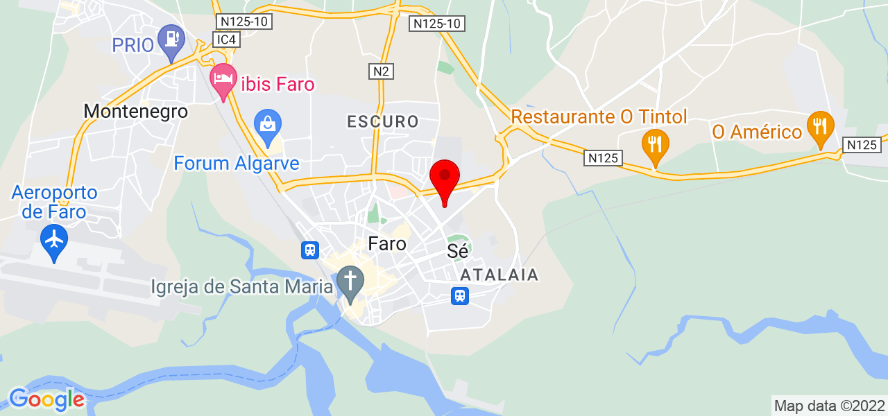 Tarologo André - Faro - Faro - Mapa