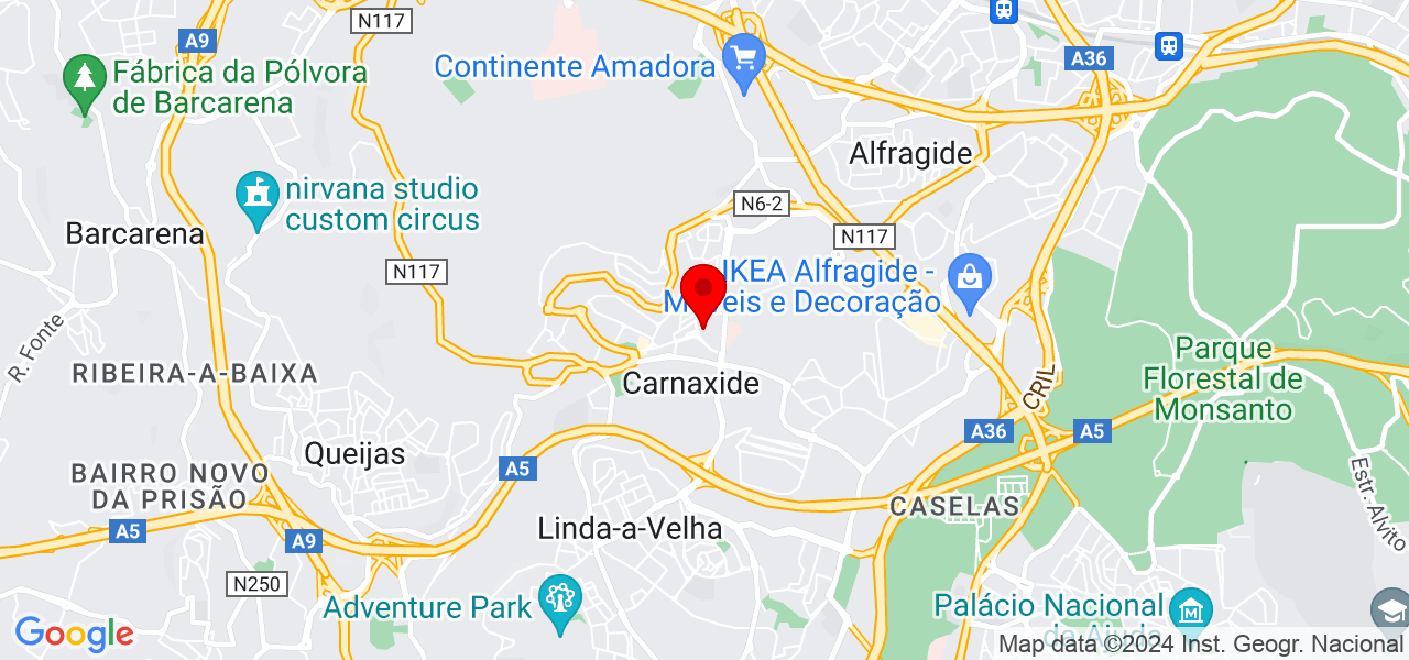 Afonso Martins Fotografia - Lisboa - Oeiras - Mapa