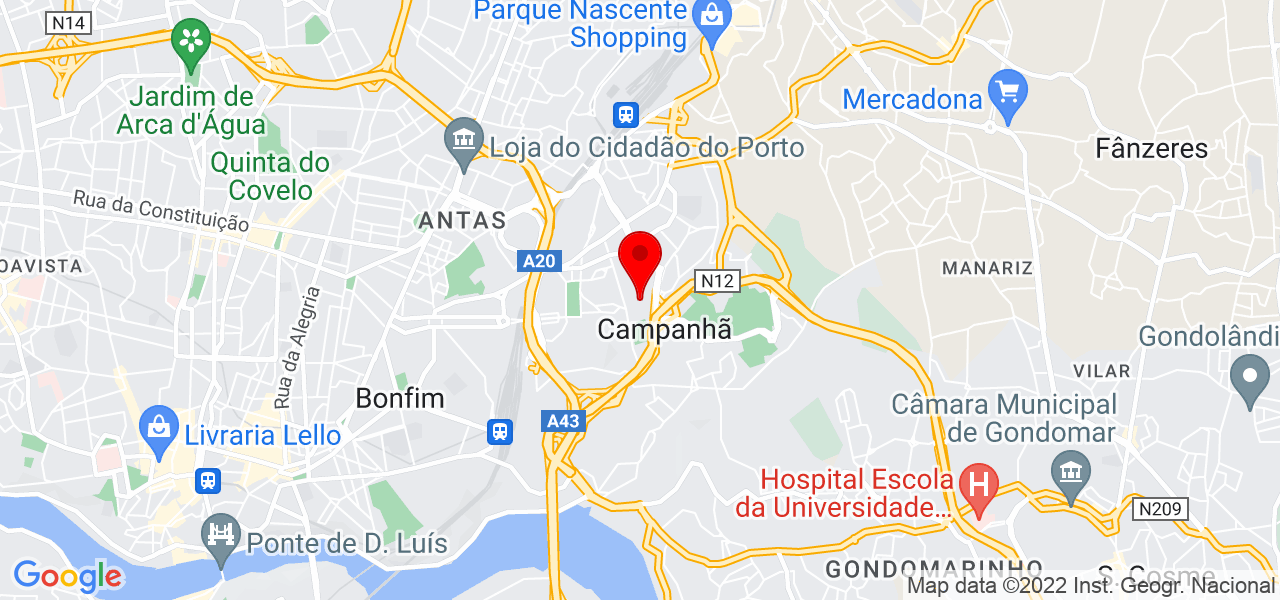 Armindo Pinto - Porto - Porto - Mapa