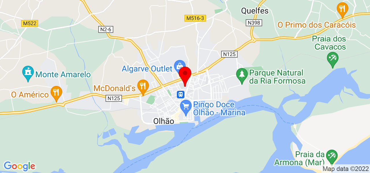 Vera ferreira - Faro - Olhão - Mapa