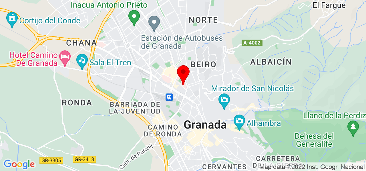 Patricia - Andalucía - Granada - Mapa