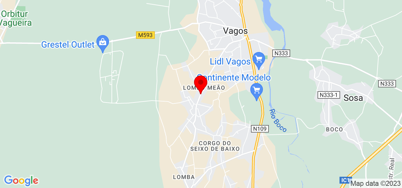 Erick - Aveiro - Vagos - Mapa