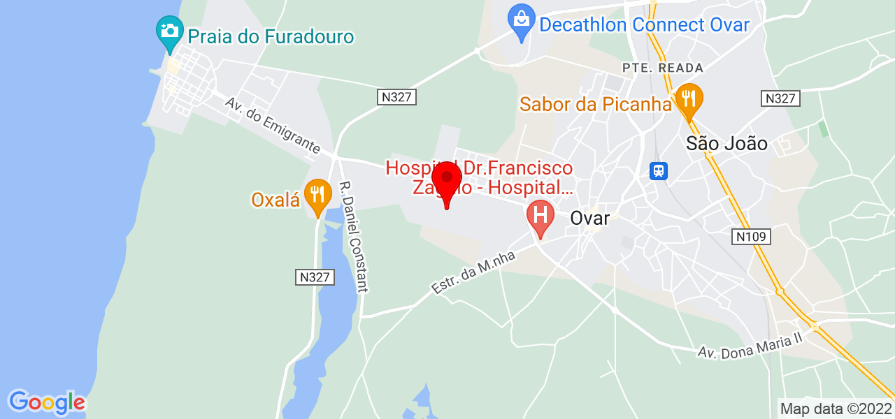 Plano Faxina - Aveiro - Ovar - Mapa