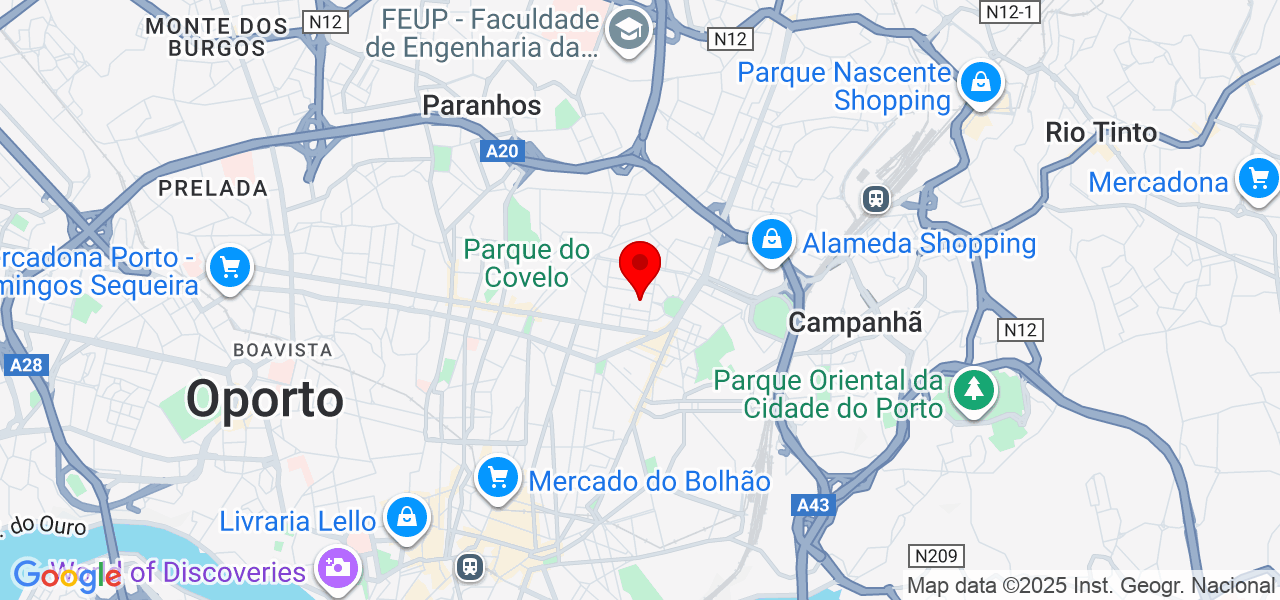 Ester Ravena - Porto - Porto - Mapa