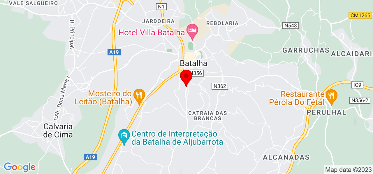 Juan Diniz - Leiria - Batalha - Map