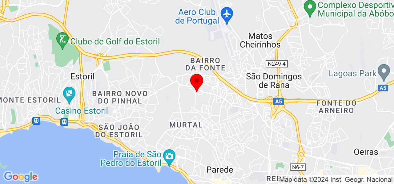 Cle&oacute;patra Scarlett - Lisboa - Cascais - Mapa