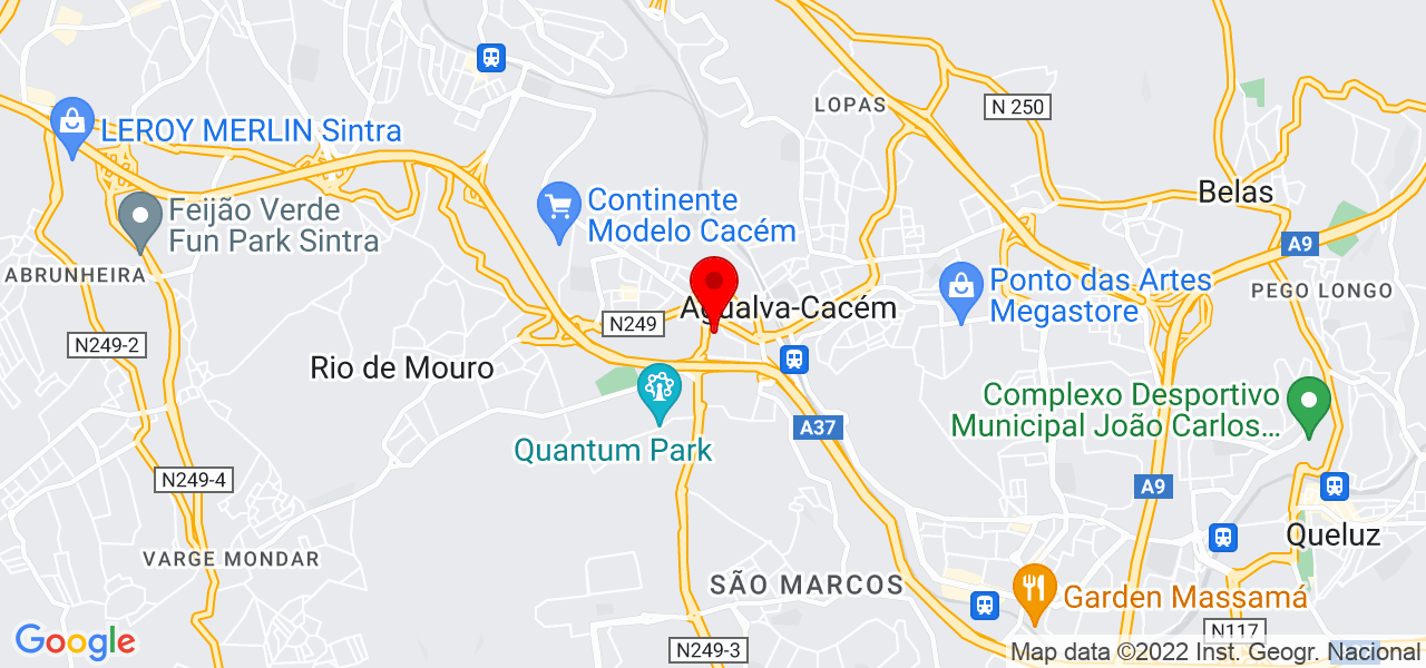 Agilitymudancas - Lisboa - Sintra - Mapa