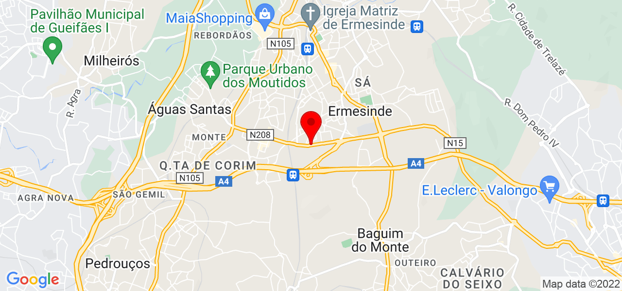 Primeview - Financial Consulting - Porto - Valongo - Mapa