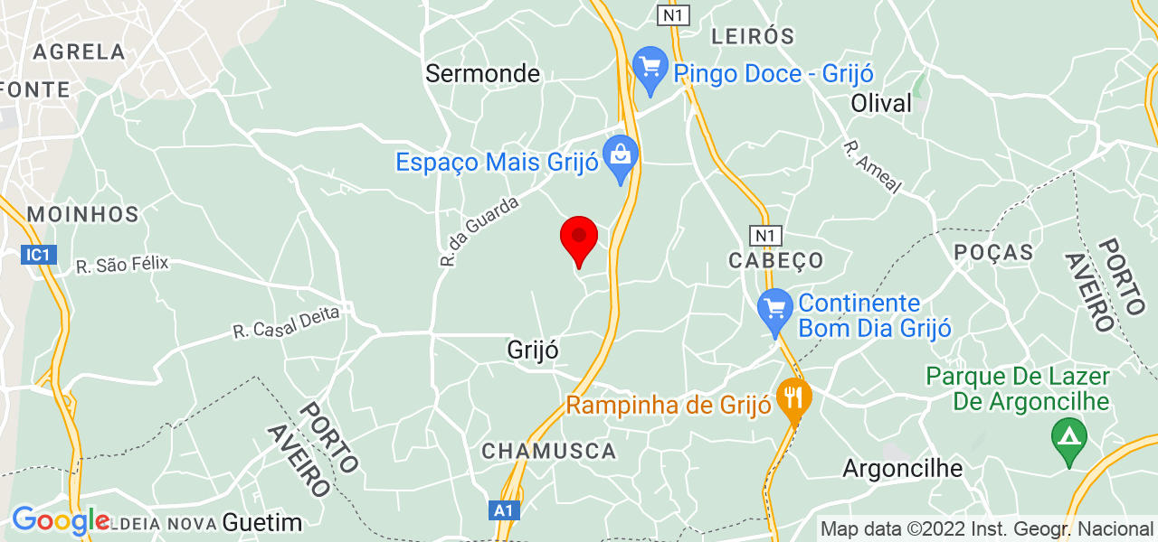 Alexandra Ribeiro - Porto - Vila Nova de Gaia - Mapa